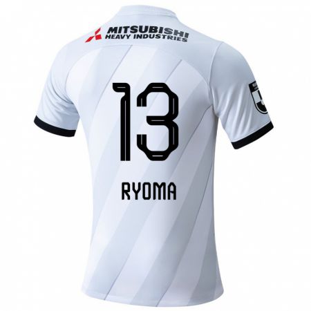 Kandiny Gyermek Ryoma Watanabe #13 Fehér Szürke Idegenbeli Jersey 2024/25 Mez Póló Ing