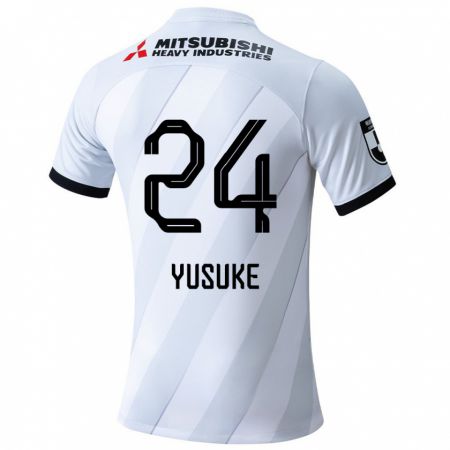 Kandiny Gyermek Yusuke Matsuo #24 Fehér Szürke Idegenbeli Jersey 2024/25 Mez Póló Ing