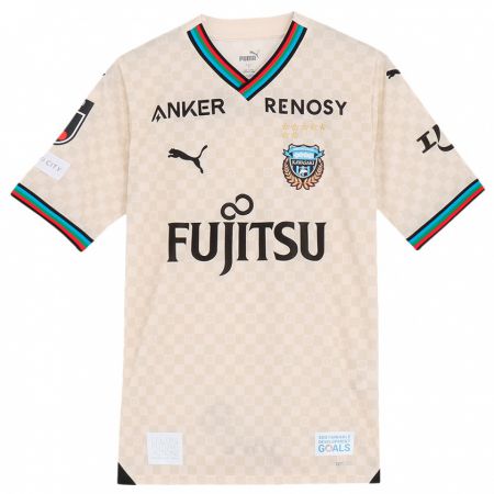 Kandiny Gyermek Kakeru Shinbori #26 Fehér Szürke Idegenbeli Jersey 2024/25 Mez Póló Ing