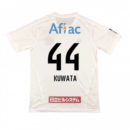 Kandiny Gyermek Taisei Kuwata #44 Fehér Fekete Idegenbeli Jersey 2024/25 Mez Póló Ing