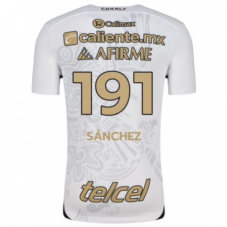 Kandiny Gyermek Diego Sánchez #191 Fehér Fekete Idegenbeli Jersey 2024/25 Mez Póló Ing