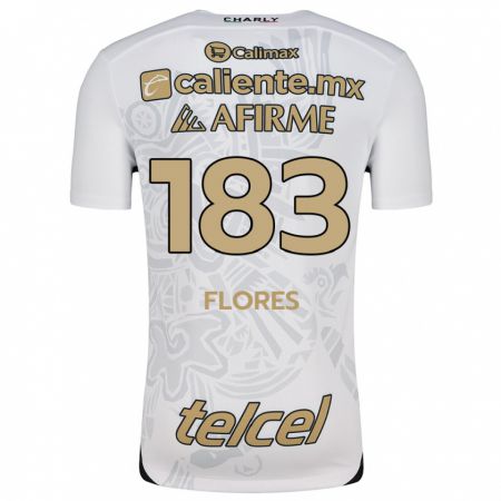 Kandiny Gyermek Abraham Flores #183 Fehér Fekete Idegenbeli Jersey 2024/25 Mez Póló Ing