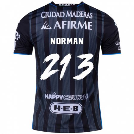 Kandiny Gyermek Humberto Norman #213 Fehér Fekete Idegenbeli Jersey 2024/25 Mez Póló Ing