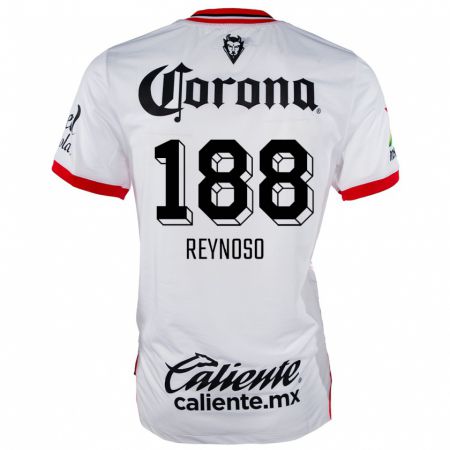 Kandiny Gyermek Daniel Reynoso #188 Fehér Piros Idegenbeli Jersey 2024/25 Mez Póló Ing