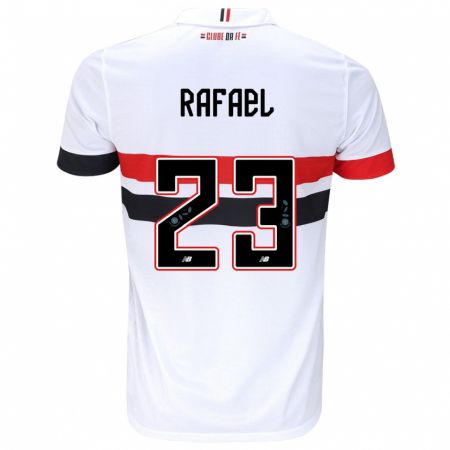 Kandiny Férfi Rafael #23 Fehér Piros Fekete Hazai Jersey 2024/25 Mez Póló Ing