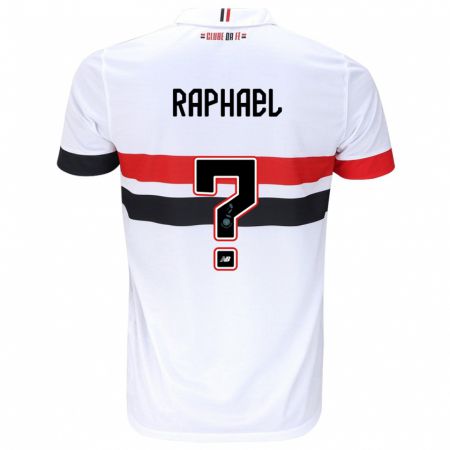 Kandiny Férfi Raphael #0 Fehér Piros Fekete Hazai Jersey 2024/25 Mez Póló Ing