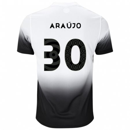 Kandiny Férfi Matheus Araújo #30 Fehér Fekete Hazai Jersey 2024/25 Mez Póló Ing