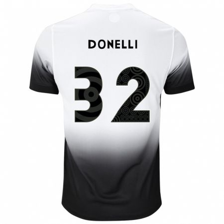 Kandiny Férfi Matheus Donelli #32 Fehér Fekete Hazai Jersey 2024/25 Mez Póló Ing