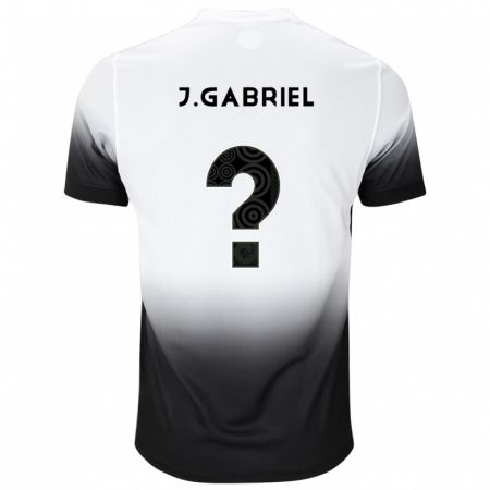 Kandiny Férfi João Gabriel #6 Fehér Fekete Hazai Jersey 2024/25 Mez Póló Ing