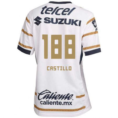 Kandiny Férfi Christian Castillo #188 Fehér Obszidián Hazai Jersey 2024/25 Mez Póló Ing