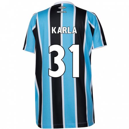 Kandiny Férfi Emmily Karla #31 Kék Fekete Fehér Hazai Jersey 2024/25 Mez Póló Ing