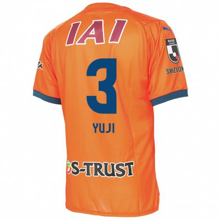 Kandiny Férfi Yuji Takahashi #3 Orange Blue Hazai Jersey 2024/25 Mez Póló Ing