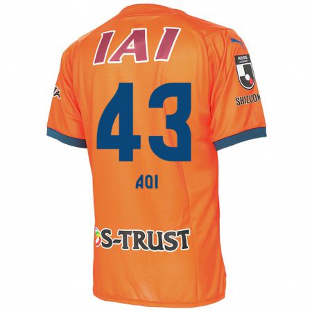 Kandiny Férfi Aoi Ando #43 Orange Blue Hazai Jersey 2024/25 Mez Póló Ing