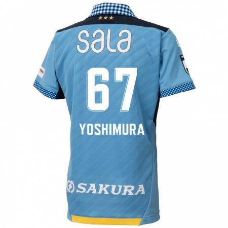 Kandiny Férfi Ryusei Yoshimura #67 Kék Fekete Hazai Jersey 2024/25 Mez Póló Ing