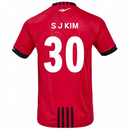 Kandiny Férfi Ju-Sung Kim #30 Piros Fekete Hazai Jersey 2024/25 Mez Póló Ing