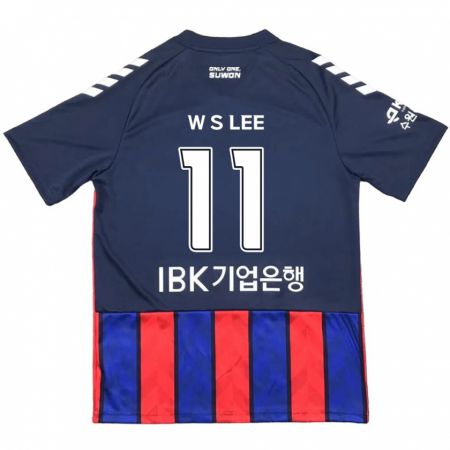 Kandiny Férfi Seung-Woo Lee #11 Kék Piros Hazai Jersey 2024/25 Mez Póló Ing