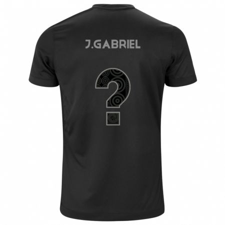 Kandiny Férfi João Gabriel #6 Fekete Idegenbeli Jersey 2024/25 Mez Póló Ing