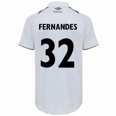 Kandiny Férfi Nathan Fernandes #32 Fehér Kék Idegenbeli Jersey 2024/25 Mez Póló Ing