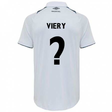 Kandiny Férfi Viery #0 Fehér Kék Idegenbeli Jersey 2024/25 Mez Póló Ing