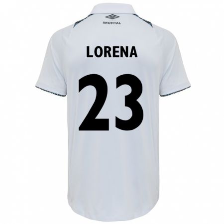 Kandiny Férfi Lorena #23 Fehér Kék Idegenbeli Jersey 2024/25 Mez Póló Ing