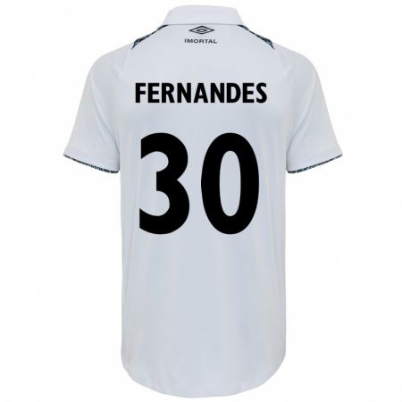 Kandiny Férfi Raquel Fernandes #30 Fehér Kék Idegenbeli Jersey 2024/25 Mez Póló Ing