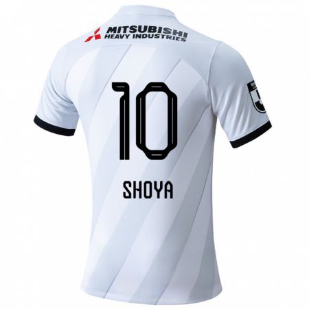 Kandiny Férfi Shoya Nakajima #10 Fehér Szürke Idegenbeli Jersey 2024/25 Mez Póló Ing