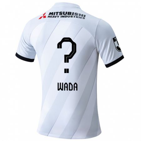 Kandiny Férfi Naoya Wada #0 Fehér Szürke Idegenbeli Jersey 2024/25 Mez Póló Ing