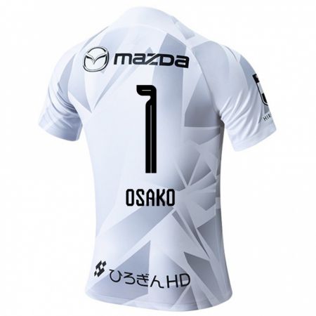 Kandiny Férfi Keisuke Osako #1 Fehér Szürke Fekete Idegenbeli Jersey 2024/25 Mez Póló Ing