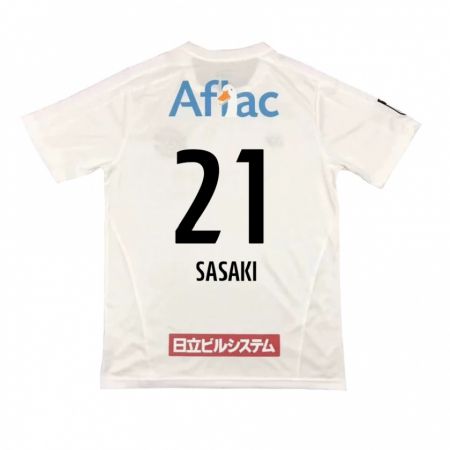 Kandiny Férfi Masato Sasaki #21 Fehér Fekete Idegenbeli Jersey 2024/25 Mez Póló Ing