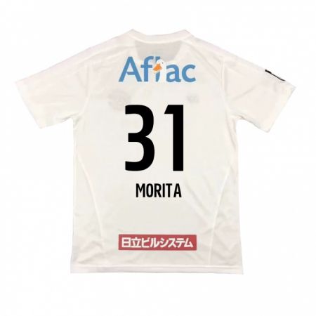 Kandiny Férfi Tatsuya Morita #31 Fehér Fekete Idegenbeli Jersey 2024/25 Mez Póló Ing