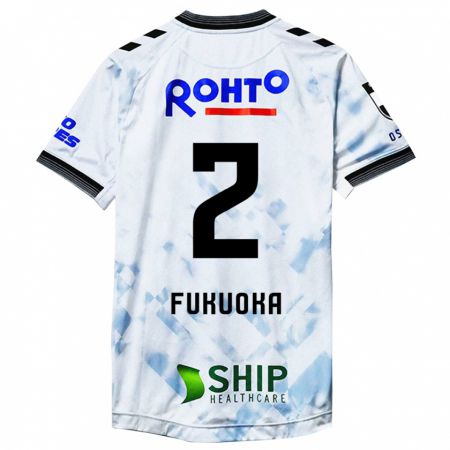 Kandiny Férfi Shota Fukuoka #2 Fehér Fekete Idegenbeli Jersey 2024/25 Mez Póló Ing