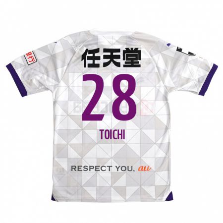 Kandiny Férfi Toichi Suzuki #28 Fehér Lila Idegenbeli Jersey 2024/25 Mez Póló Ing