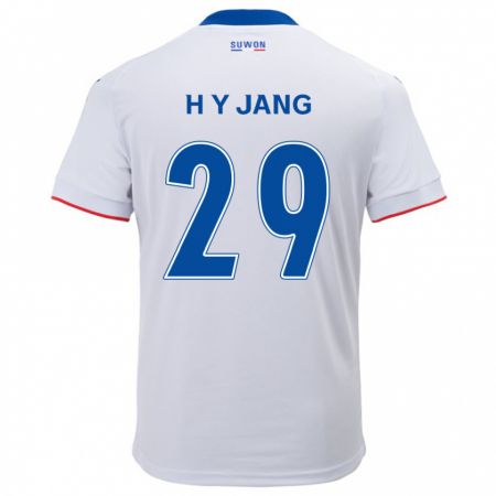 Kandiny Férfi Yo-Han Jang #29 Fehér Kék Idegenbeli Jersey 2024/25 Mez Póló Ing