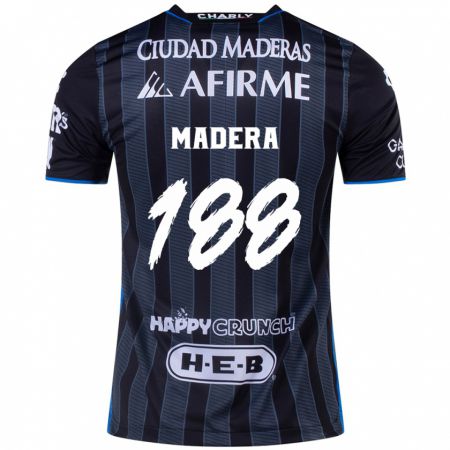 Kandiny Férfi Héctor Madera #188 Fehér Fekete Idegenbeli Jersey 2024/25 Mez Póló Ing