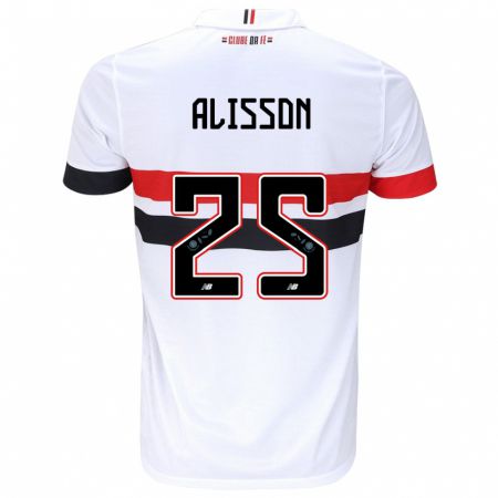 Kandiny Női Alisson #25 Fehér Piros Fekete Hazai Jersey 2024/25 Mez Póló Ing