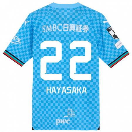 Kandiny Női Yuki Hayasaka #22 Azúrkék Hazai Jersey 2024/25 Mez Póló Ing