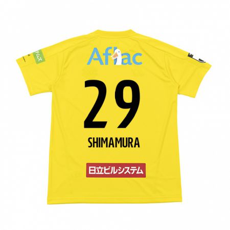 Kandiny Női Takuya Shimamura #29 Sárga Fekete Hazai Jersey 2024/25 Mez Póló Ing