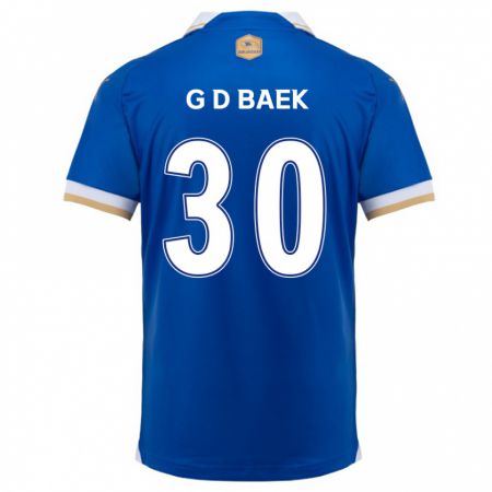 Kandiny Női Dong-Gyu Baek #30 Kék Fehér Hazai Jersey 2024/25 Mez Póló Ing