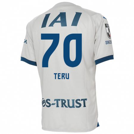 Kandiny Női Teruki Hara #70 Fehér Kék Idegenbeli Jersey 2024/25 Mez Póló Ing