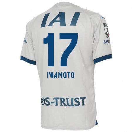 Kandiny Női Shogo Iwamoto #17 Fehér Kék Idegenbeli Jersey 2024/25 Mez Póló Ing