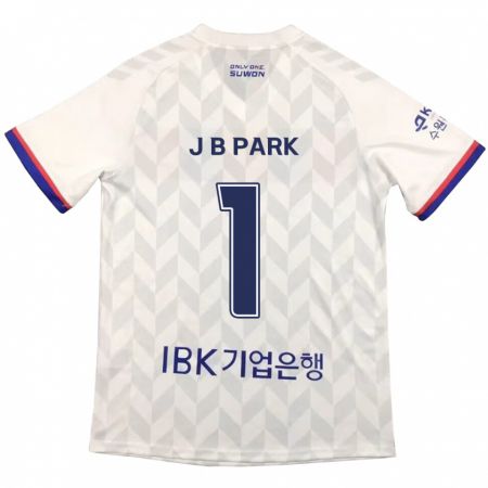 Kandiny Női Bae-Jong Park #1 Fehér Kék Idegenbeli Jersey 2024/25 Mez Póló Ing