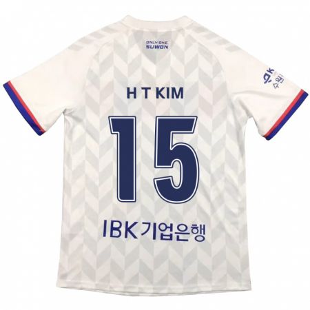 Kandiny Női Tae-Han Kim #15 Fehér Kék Idegenbeli Jersey 2024/25 Mez Póló Ing