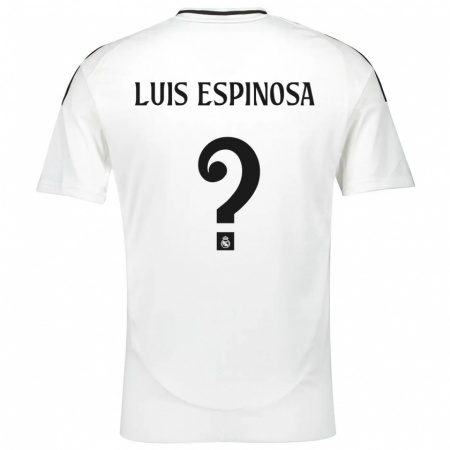 Kandiny Gyermek José Luis Espinosa #0 Fehér Hazai Jersey 2024/25 Mez Póló Ing