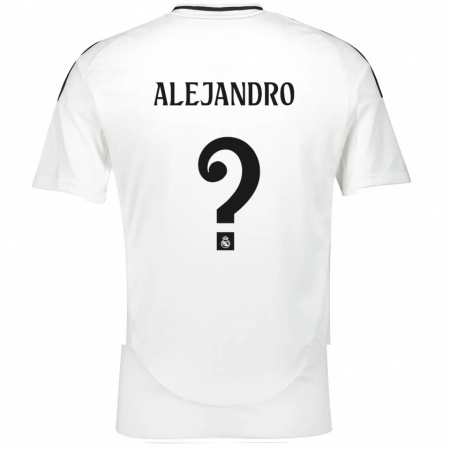 Kandiny Gyermek Alejandro Hernández #0 Fehér Hazai Jersey 2024/25 Mez Póló Ing