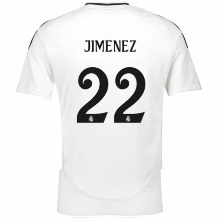 Kandiny Gyermek David Jiménez #22 Fehér Hazai Jersey 2024/25 Mez Póló Ing