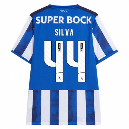 Kandiny Gyermek Felipe Silva #44 Kék Fehér Hazai Jersey 2024/25 Mez Póló Ing