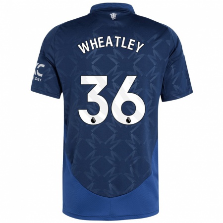 Kandiny Gyermek Ethan Wheatley #36 Indigó Idegenbeli Jersey 2024/25 Mez Póló Ing