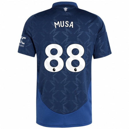 Kandiny Gyermek Victor Musa #88 Indigó Idegenbeli Jersey 2024/25 Mez Póló Ing