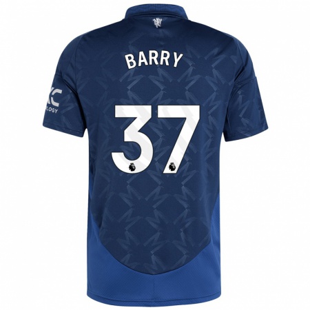 Kandiny Gyermek Keira Barry #37 Indigó Idegenbeli Jersey 2024/25 Mez Póló Ing