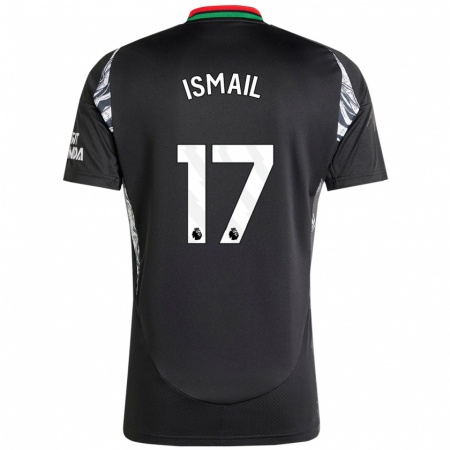 Kandiny Gyermek Cam'ron Ismail #17 Fekete Idegenbeli Jersey 2024/25 Mez Póló Ing